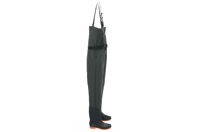 Vidaxl Chest Waders With Boots And Belt Dark Green Size 38 Vidaxl Chest Waders With Boots And Belt Dark Green Size 38