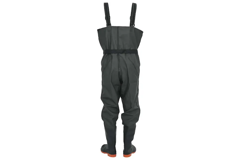 Vidaxl Chest Waders With Boots And Belt Dark Green Size 38 Vidaxl Chest Waders With Boots And Belt Dark Green Size 38
