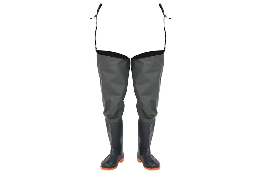 Vidaxl Hip Waders Dark Green Size 38 Vidaxl Hip Waders Dark Green Size 38