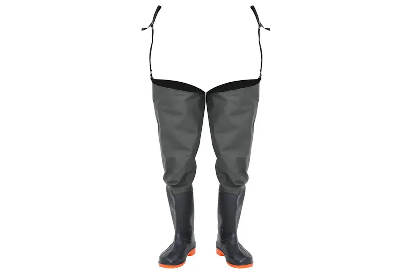 Vidaxl Hip Waders Dark Green Size 44 Vidaxl Hip Waders Dark Green Size 44