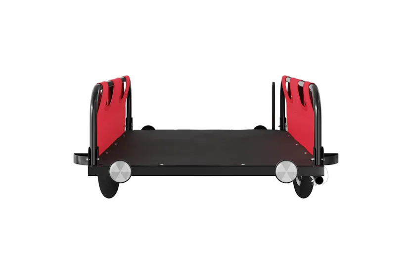Vidaxl Bike Trailer Red Oxford Fabric And Iron Vidaxl Bike Trailer Red Oxford Fabric And Iron