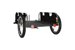 Vidaxl Bike Trailer Black Oxford Fabric And Iron Vidaxl Bike Trailer Black Oxford Fabric And Iron
