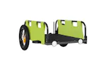 Vidaxl Bike Trailer Green Oxford Fabric And Iron Vidaxl Bike Trailer Green Oxford Fabric And Iron