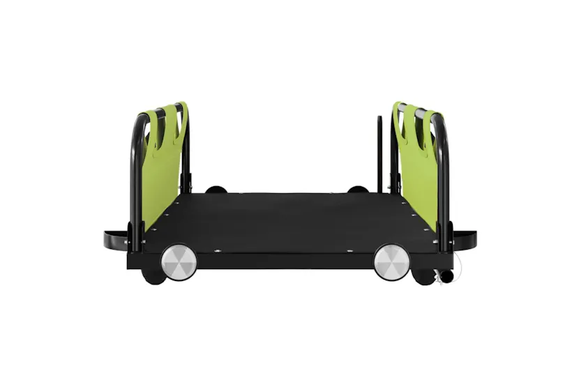 Vidaxl Bike Trailer Green Oxford Fabric And Iron Vidaxl Bike Trailer Green Oxford Fabric And Iron