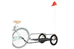 Vidaxl Bike Trailer Black 126x63x34 Cm Iron Vidaxl Bike Trailer Black 126x63x34 Cm Iron