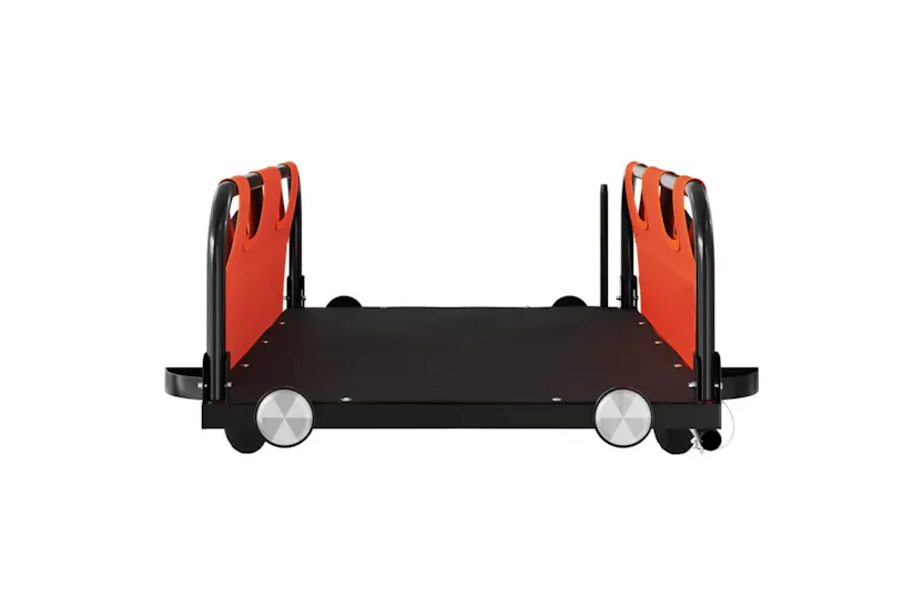 Vidaxl Bike Trailer Orange Oxford Fabric And Iron Vidaxl Bike Trailer Orange Oxford Fabric And Iron