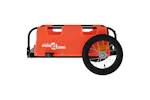 Vidaxl Bike Trailer Orange Oxford Fabric And Iron Vidaxl Bike Trailer Orange Oxford Fabric And Iron