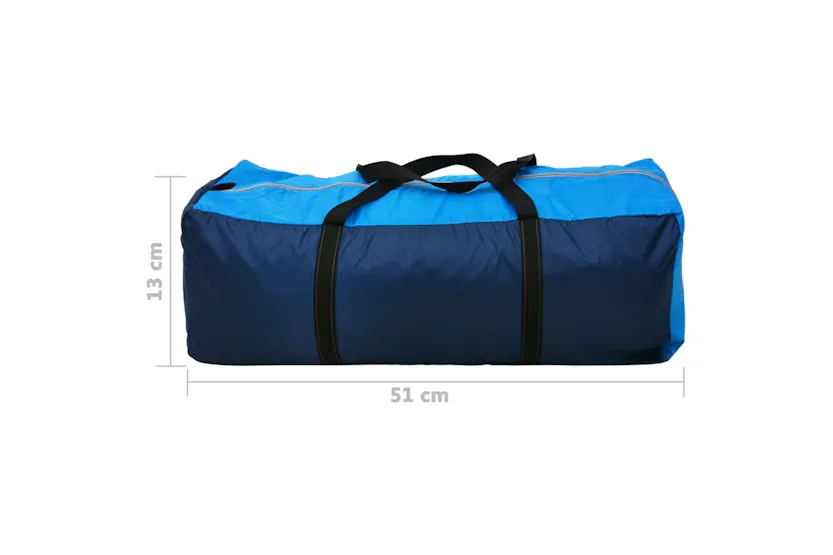 Vidaxl Camping Tent 4 Persons Navy Blue/light Blue Vidaxl Camping Tent 4 Persons Navy Blue/light Blue