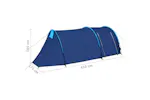 Vidaxl Camping Tent 4 Persons Navy Blue/light Blue Vidaxl Camping Tent 4 Persons Navy Blue/light Blue