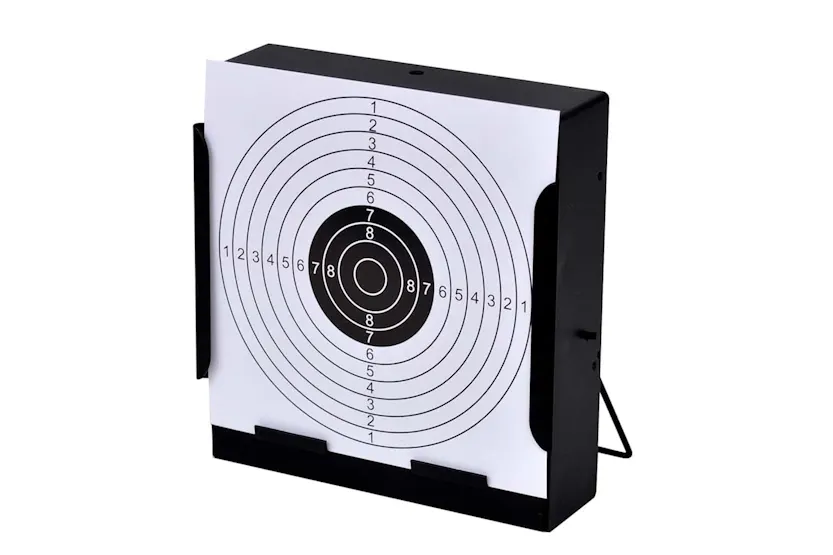 Vidaxl 14 Cm Square Target Holder Pellet Trap + 100 Paper Targets Vidaxl 14 Cm Square Target Holder Pellet Trap + 100 Paper Targets