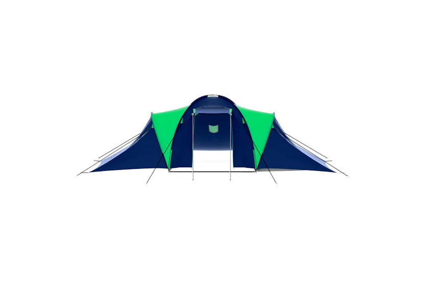 Vidaxl Camping Tent Polyester 9 Persons Blue-green Vidaxl Camping Tent Polyester 9 Persons Blue-green
