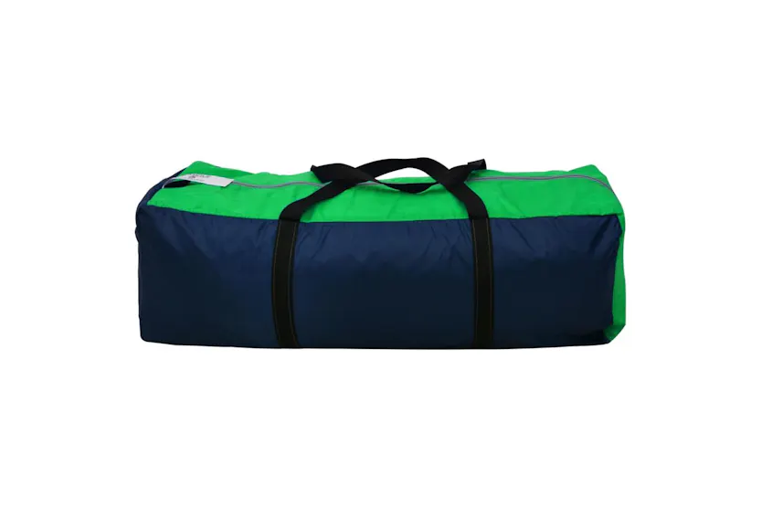 Vidaxl Camping Tent Polyester 9 Persons Blue-green Vidaxl Camping Tent Polyester 9 Persons Blue-green