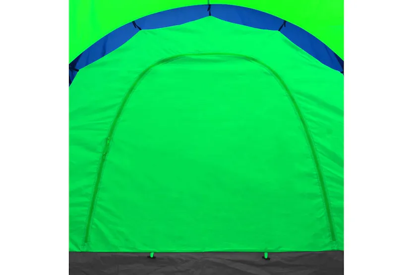 Vidaxl Camping Tent Polyester 9 Persons Blue-green Vidaxl Camping Tent Polyester 9 Persons Blue-green