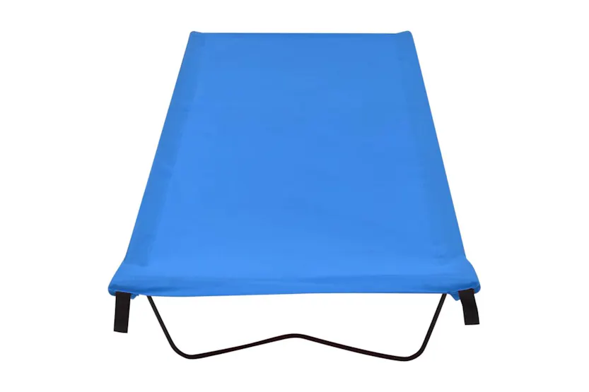 Vidaxl Camping Beds 2 Pcs 180x60x19 Cm Oxford Fabric And Steel Blue Vidaxl Camping Beds 2 Pcs 180x60x19 Cm Oxford Fabric And Steel Blue