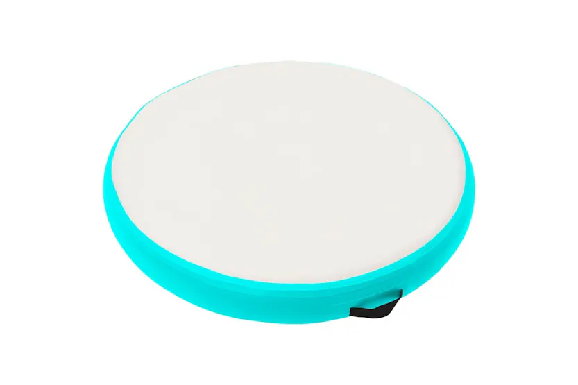 Vidaxl Inflatable Gymnastic Mat With Pump 100x100x10 Cm Pvc Green Vidaxl Inflatable Gymnastic Mat With Pump 100x100x10 Cm Pvc Green