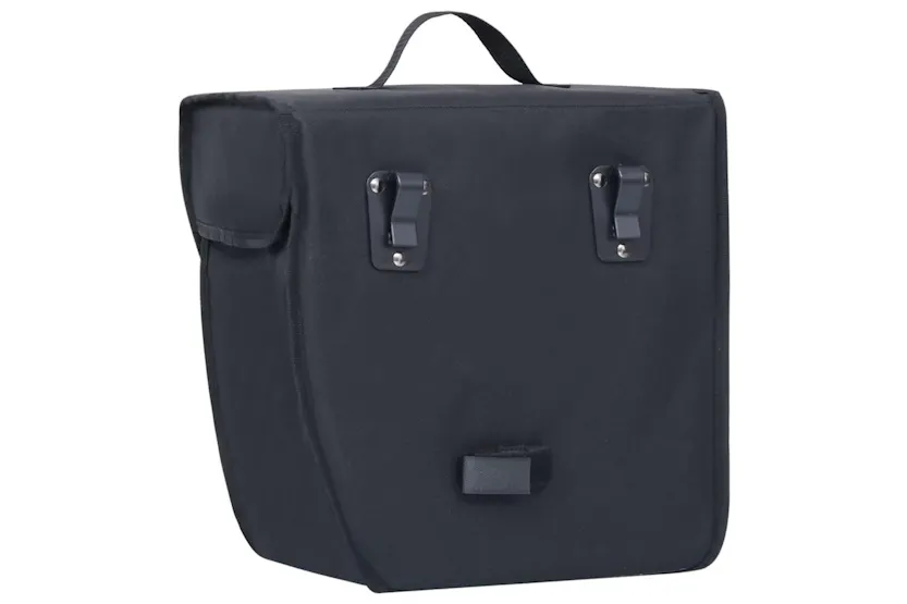 Vidaxl Single Bicycle Bag For Pannier Rack Waterproof 21 L Black Vidaxl Single Bicycle Bag For Pannier Rack Waterproof 21 L Black