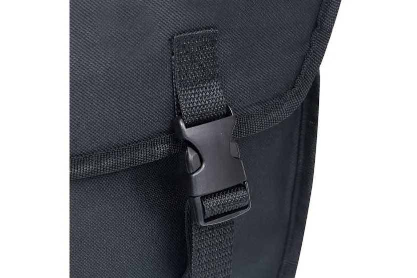 Vidaxl Single Bicycle Bag For Pannier Rack Waterproof 21 L Black Vidaxl Single Bicycle Bag For Pannier Rack Waterproof 21 L Black