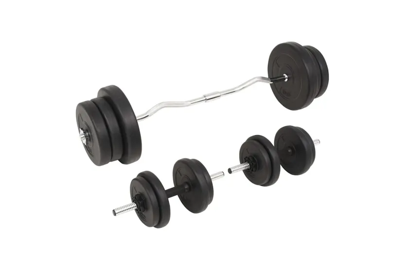 Vidaxl Barbell And Dumbbell Set 60 Kg Vidaxl Barbell And Dumbbell Set 60 Kg