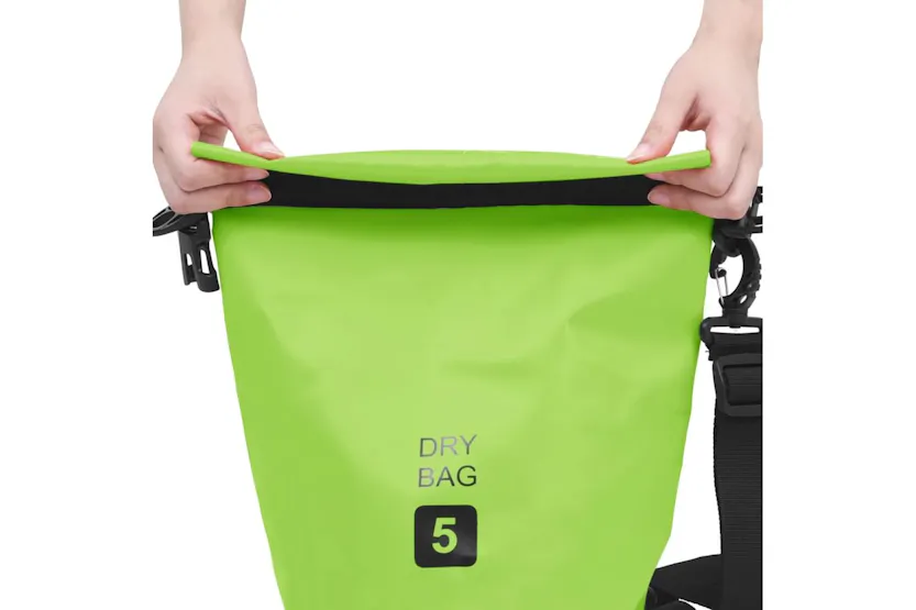 Vidaxl Dry Bag Green 5 L Pvc Vidaxl Dry Bag Green 5 L Pvc