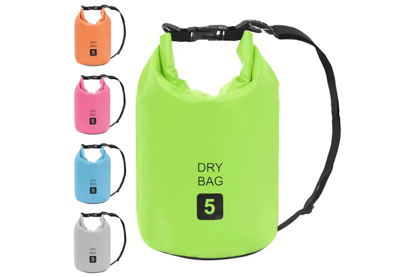 Vidaxl Dry Bag Green 5 L Pvc Vidaxl Dry Bag Green 5 L Pvc