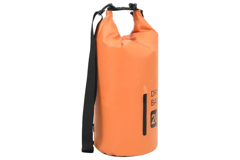 Vidaxl Dry Bag With Zipper Orange 20 L Pvc Vidaxl Dry Bag With Zipper Orange 20 L Pvc