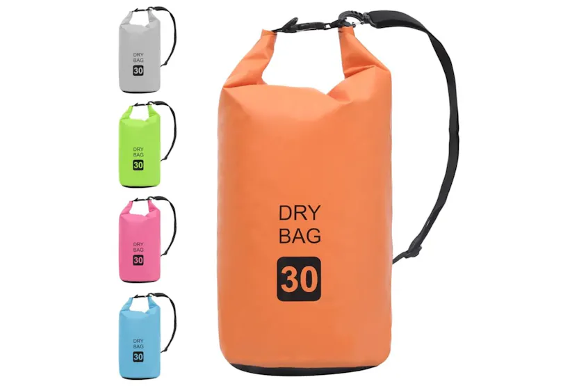 Vidaxl Dry Bag Orange 30 L Pvc Vidaxl Dry Bag Orange 30 L Pvc
