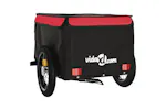 Vidaxl Bike Trailer Black And Red 30 Kg Iron Vidaxl Bike Trailer Black And Red 30 Kg Iron