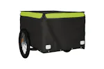 Vidaxl Bike Trailer Black And Green 45 Kg Iron Vidaxl Bike Trailer Black And Green 45 Kg Iron