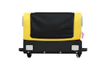 Vidaxl Bike Trailer Black And Yellow 30 Kg Iron Vidaxl Bike Trailer Black And Yellow 30 Kg Iron