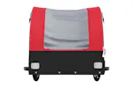 Vidaxl Bike Trailer Black And Red 45 Kg Iron Vidaxl Bike Trailer Black And Red 45 Kg Iron