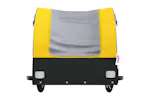 Vidaxl Bike Trailer Black And Yellow 45 Kg Iron Vidaxl Bike Trailer Black And Yellow 45 Kg Iron