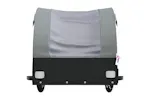 Vidaxl Bike Trailer Black And Grey 45 Kg Iron Vidaxl Bike Trailer Black And Grey 45 Kg Iron