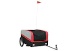 Vidaxl Bike Trailer Black And Red 45 Kg Iron Vidaxl Bike Trailer Black And Red 45 Kg Iron