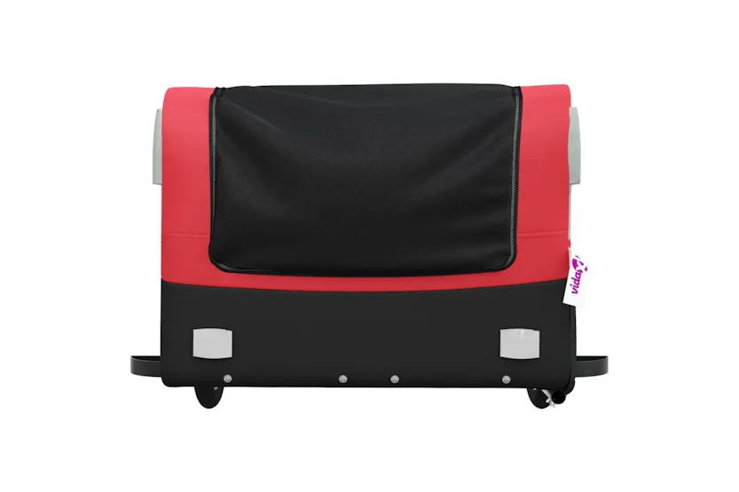 Vidaxl Bike Trailer Black And Red 45 Kg Iron Vidaxl Bike Trailer Black And Red 45 Kg Iron
