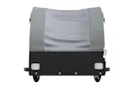 Vidaxl Bike Trailer Black And Grey 30 Kg Iron Vidaxl Bike Trailer Black And Grey 30 Kg Iron