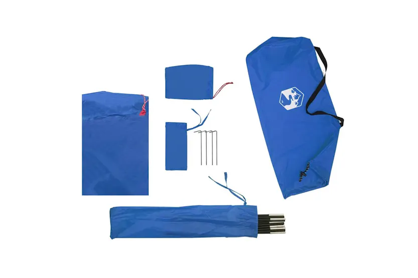 Vidaxl Beach Tent Azure Blue 274x178x170/148 Cm 185t Polyester Vidaxl Beach Tent Azure Blue 274x178x170/148 Cm 185t Polyester