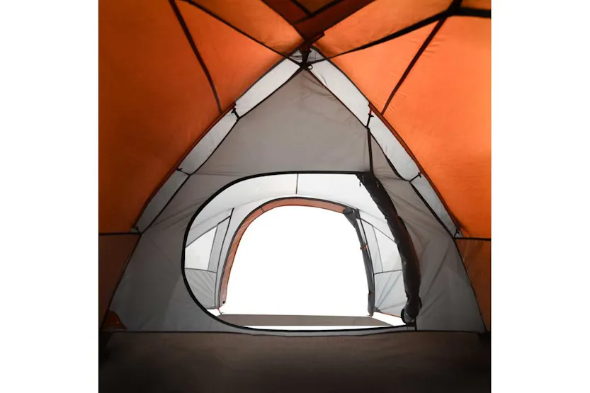 Vidaxl Camping Tent Dome 4-person Orange Waterproof Vidaxl Camping Tent Dome 4-person Orange Waterproof