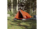 Vidaxl Camping Tent 2-person Grey And Orange Waterproof Vidaxl Camping Tent 2-person Grey And Orange Waterproof