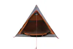 Vidaxl Camping Tent 2-person Grey And Orange Waterproof Vidaxl Camping Tent 2-person Grey And Orange Waterproof
