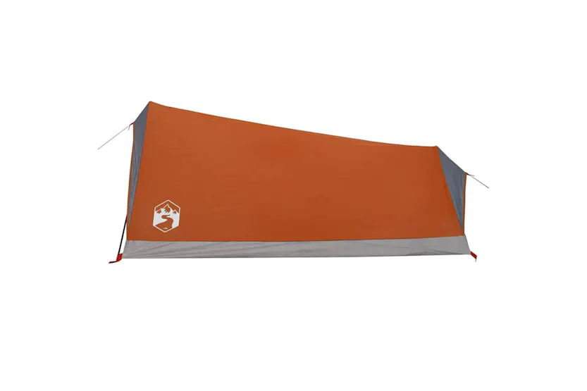 Vidaxl Camping Tent 2-person Grey And Orange Waterproof Vidaxl Camping Tent 2-person Grey And Orange Waterproof