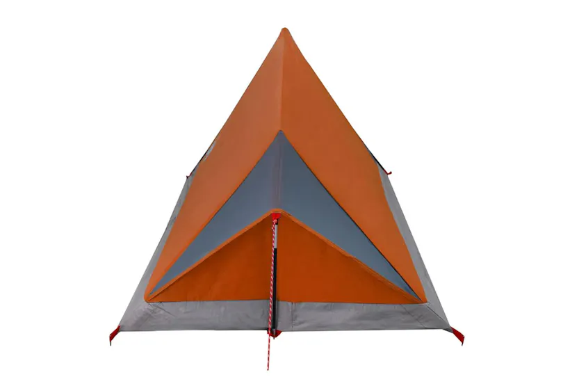 Vidaxl Camping Tent 2-person Grey And Orange Waterproof Vidaxl Camping Tent 2-person Grey And Orange Waterproof