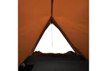 Vidaxl Camping Tent 2-person Grey And Orange Waterproof Vidaxl Camping Tent 2-person Grey And Orange Waterproof