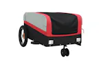 Vidaxl Bike Trailer Black And Red 30 Kg Iron Vidaxl Bike Trailer Black And Red 30 Kg Iron