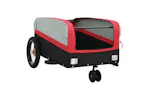 Vidaxl Bike Trailer Black And Red 30 Kg Iron Vidaxl Bike Trailer Black And Red 30 Kg Iron
