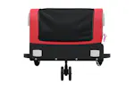 Vidaxl Bike Trailer Black And Red 30 Kg Iron Vidaxl Bike Trailer Black And Red 30 Kg Iron