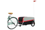 Vidaxl Bike Trailer Black And Red 45 Kg Iron Vidaxl Bike Trailer Black And Red 45 Kg Iron