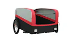 Vidaxl Bike Trailer Black And Red 45 Kg Iron Vidaxl Bike Trailer Black And Red 45 Kg Iron