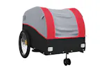 Vidaxl Bike Trailer Black And Red 45 Kg Iron Vidaxl Bike Trailer Black And Red 45 Kg Iron
