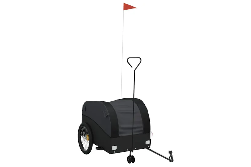 Vidaxl Bike Trailer Black 45 Kg Iron Vidaxl Bike Trailer Black 45 Kg Iron
