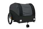 Vidaxl Bike Trailer Black 45 Kg Iron Vidaxl Bike Trailer Black 45 Kg Iron